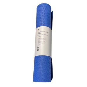 Lululemon The Workout Mat 6mm 26" x 71" Grippy Surface Pipe Dream Blue